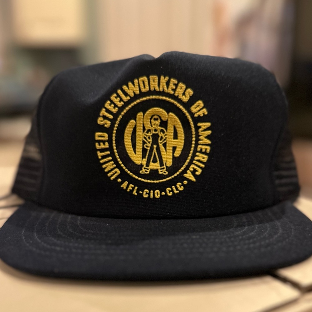 Vintage United Steelworkers of America AFL CIO CLC Hat ⭐️ 🧢